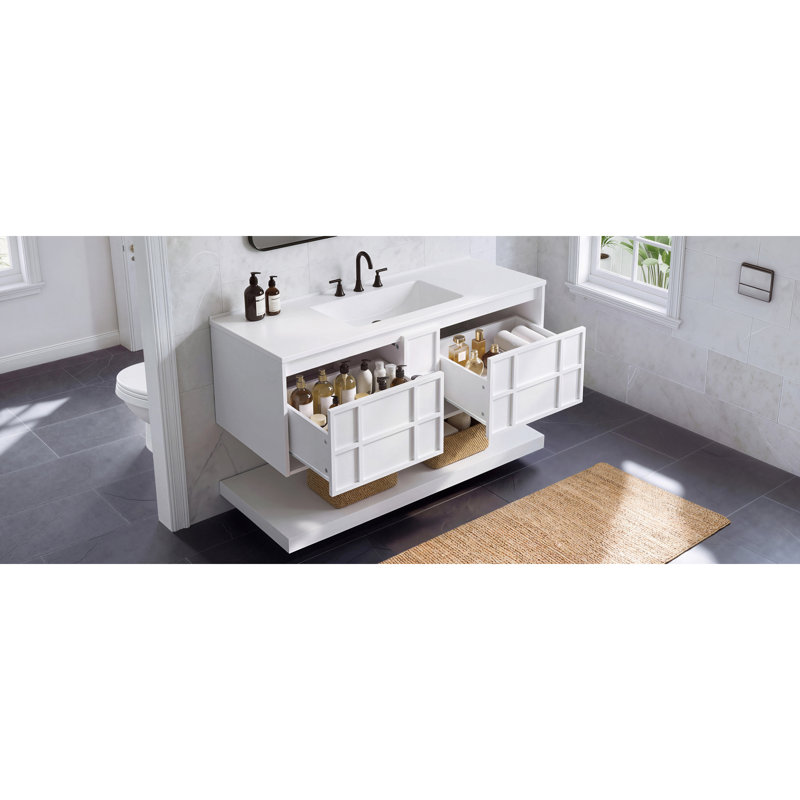 Modern Vanities(Must include both Vanity Cabinet  and Sink) with Storage