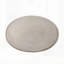 Table d'appoint d'extérieur ovale en béton léger, parfaite pour le patio et le jardin, design durable et élégant.