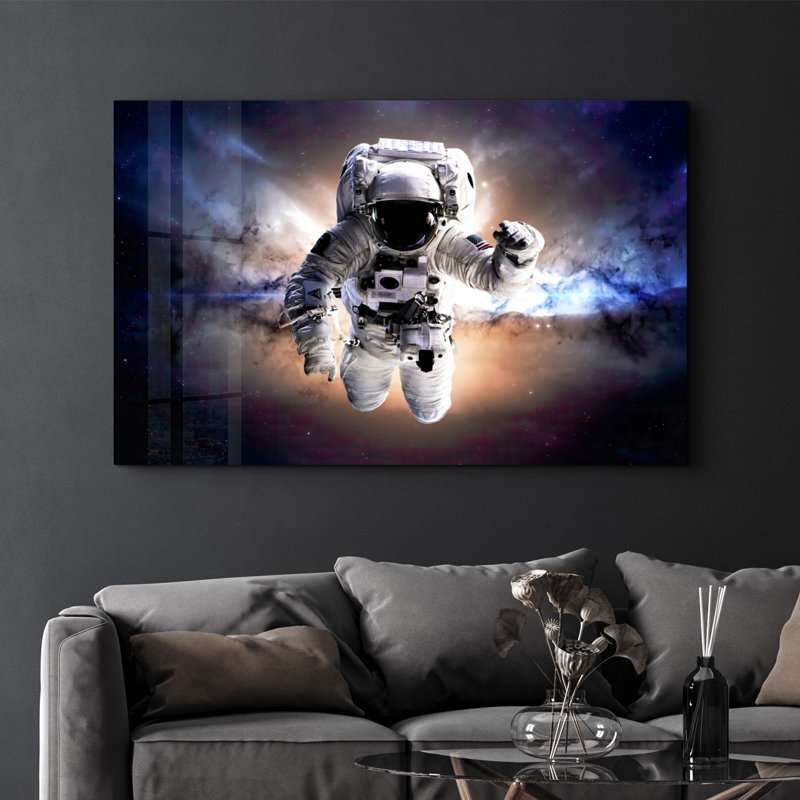Peinture murale élégante en verre trempé 18,1 po x 28,3 po | 100% verre trempé, épaisseur: 0,16 pouce | Imprimé UV pour des couleurs éclatantes et une durabilité | Parfait pour la décoration intérieure et l'esthétique moderne