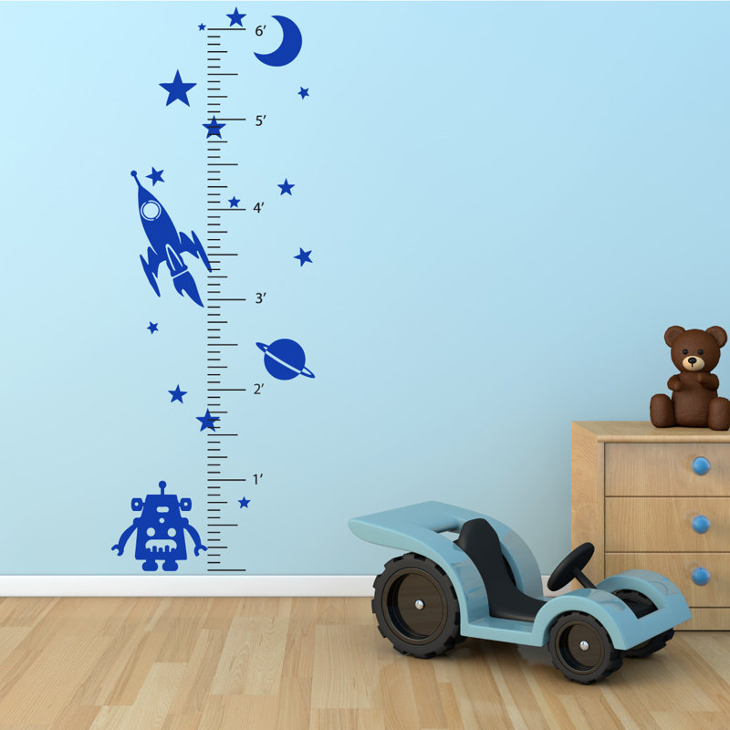 Non-Wall Damaging Wall Decal, Dark Blue