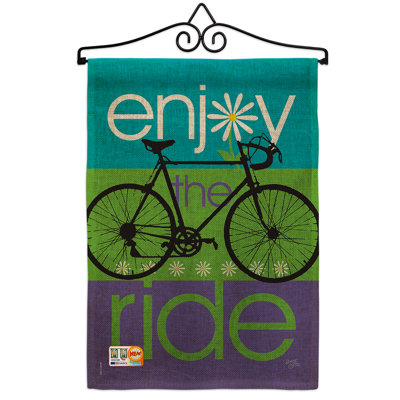 Double Sided 18.5'' H x 13'' W Polyester Flag Set