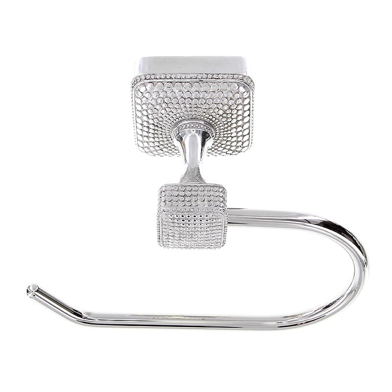 Tiziano Wall Mounted Toilet Paper Holder, Polished Nickel