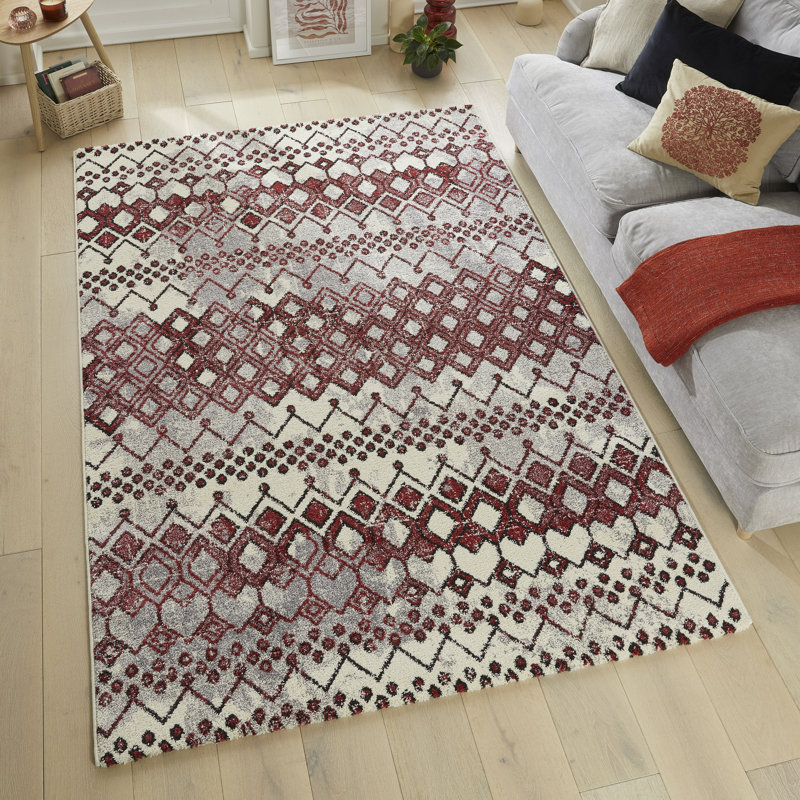Plush Terracota Area Rug, Rectangle 160 x 230 cm