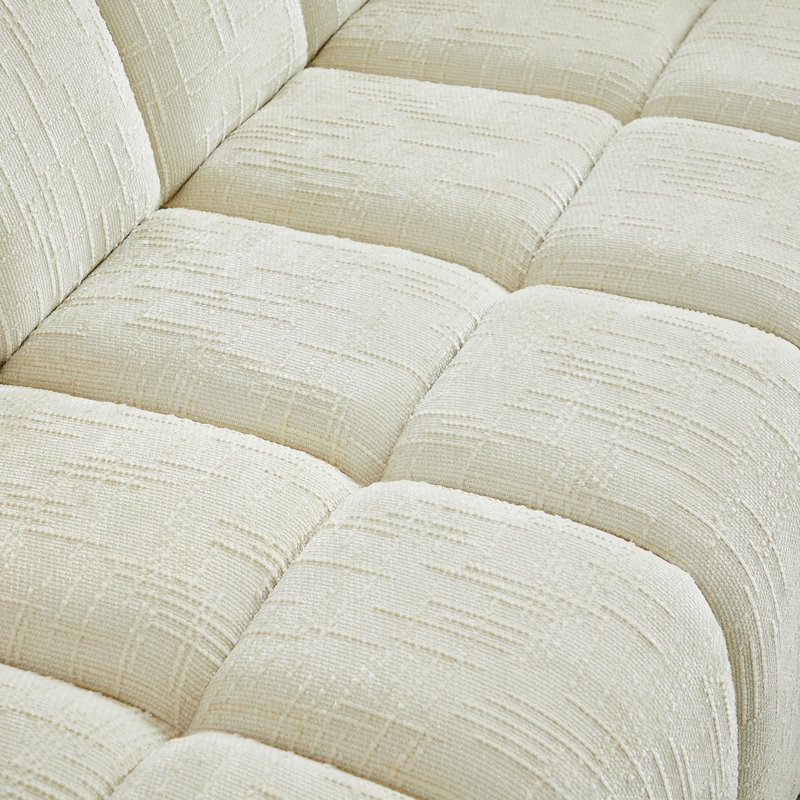 Canapé chenille en mousse pure, canapé nuage matelassé moderne, canapé chenille en mousse pure à assise profonde, canapé moderne confortable, convient aux salons, aux chambres et aux appartements