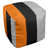 Orange / noir / argent