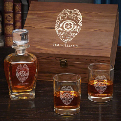 Ensemble de 3 boîtes-cadeaux bourgogne personnalisées