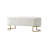 Ferdinand Paula Modern 50.5" Wide Velvet Flip Top Storage Bench with Metal Base-1084906027