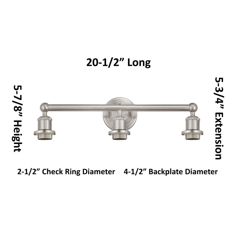 Edison - Appleton - Éclairage pour meuble-lavabo de salle de bain 3 lumières, Noir mat, Bleu saphir