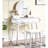 Purple Vanity And Stool , Contemporary With Functional Design - Style Drawers, Solid Wood, , 12.6"h Dimension-1116143639