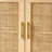 Buffet Cabinet with Storage Accent Bathroom Floor Cabinet with Two Doors and 4 compartments for Storage-1048778514