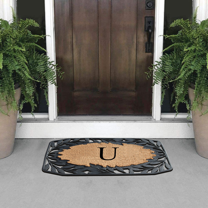 Tapis d'extérieur antidérapant 38 po x 23 po Tijan, U
