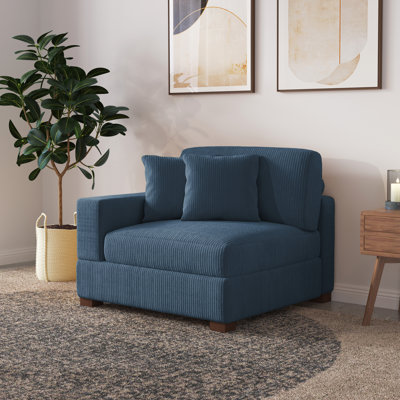 Milbrey Armchair with Cushioned Back