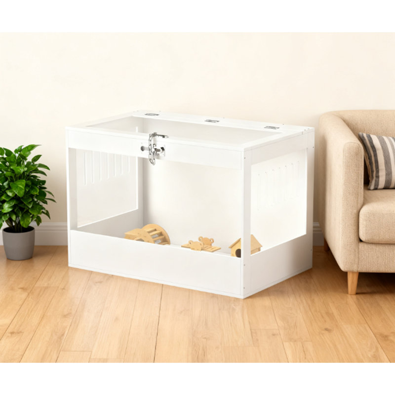 Pet Cage with Openable Top & Lock