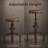 Set Of 2, 24Inch-29.9Inch Adjustable Height Industrial Swivel Sofa Pu Seat Indoor-Outdoor Use Chic Dining Bistro Cafe Side Barstool Bar Chair Coffee Chair Kitchen Counter Stool,Antique Copper-2024710612-2024710616-2034252933
