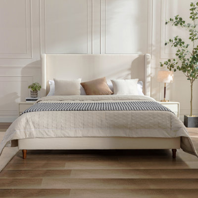 Grand lit tapissier Harper