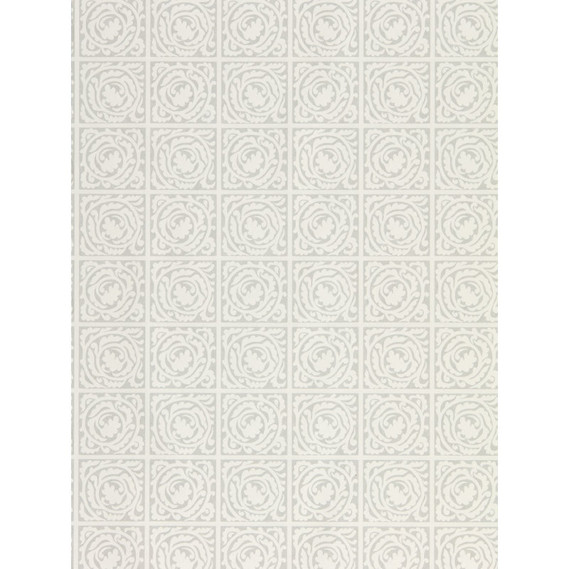 Pure Scroll Wallpaper, Lightish Gray