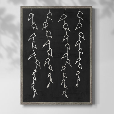 Ivory Vines II, reproduction encadrée - bois massif