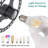 Braian Glass Semi Flush Mount