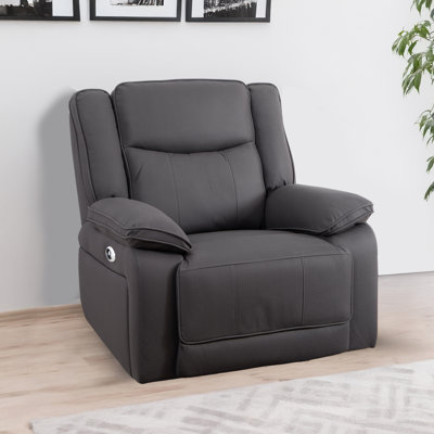 Maplewood Milan Manual Recliner Armchair - Mocha