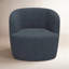 Maya Swivel Chair In Boucle-199708901