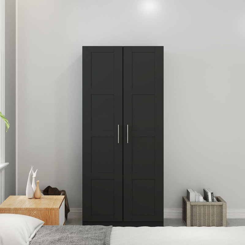Sigunde 2 Door Manufactured Wood Wardrobe
