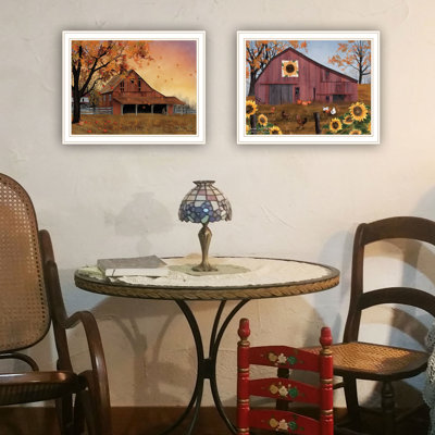 2 Wall Art From Decor 4u. Apple Picking Time, Sunflower Quilt. Living & Bedroom. Wood, Paper. 17.88 In. X 1 14.08 4.91 Lb In