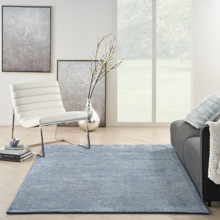 Tapis bleu Chrisly Star