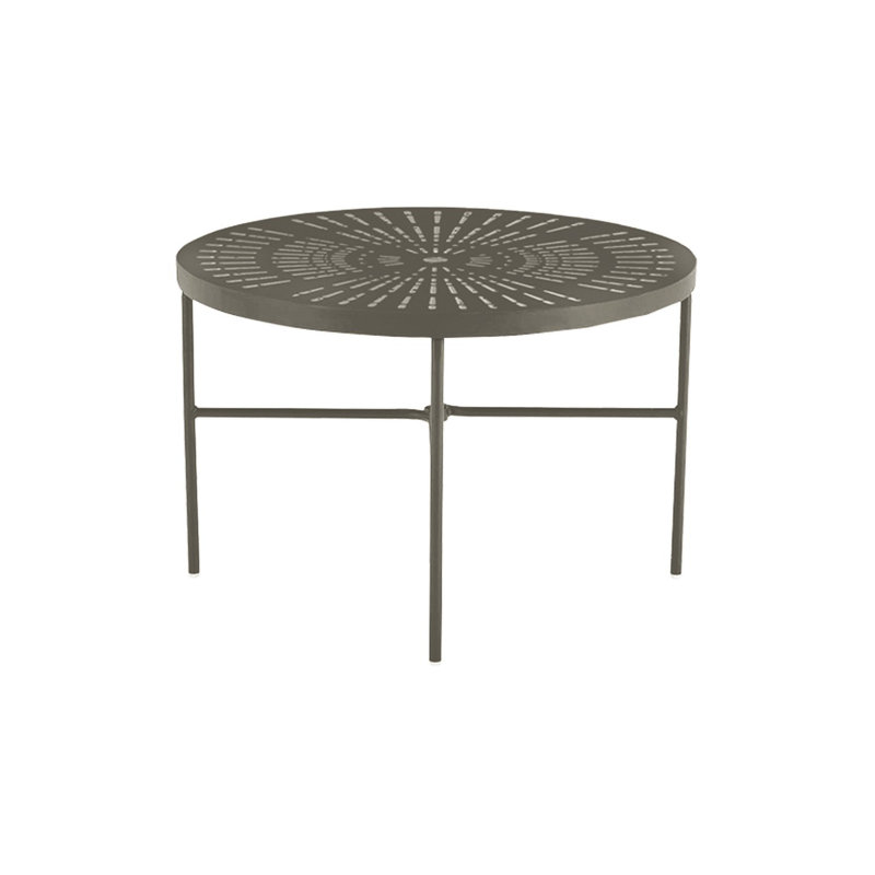 La'Stratta Outdoor Round Dining Table, Mocha