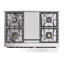 Cuisinière à double combustible de 40 po avec 6 brûleurs scellés et plaque chauffante (porte vitrée) ILVE Nostalgie II Series-708322075-708322072