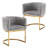 Modern Barrel Dining Chair With Backrest And Armrests Side Chair For Dining Room, Parlor And Balcony-75174709-75174707
