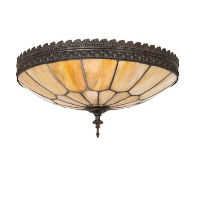 Plafonnier encastré 3 lumières 15 po Honeycomb