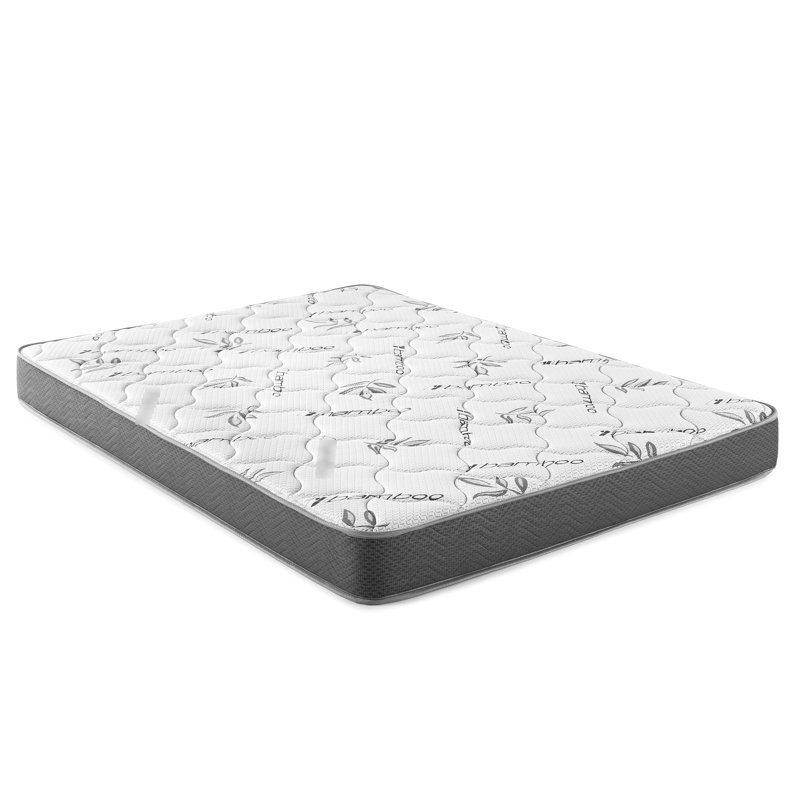 Matelas pleine grandeur en mousse de 15 cm (6 po) avec housse pour un effet rafraîchissant naturel, soutien du noyau HD, profondeur de 192 cm (75,53 po), largeur de 139 cm (54,73 po), hauteur de 14,3 cm (5,63 po), poids de 10,3 kg (22,8 lb). Service offert.