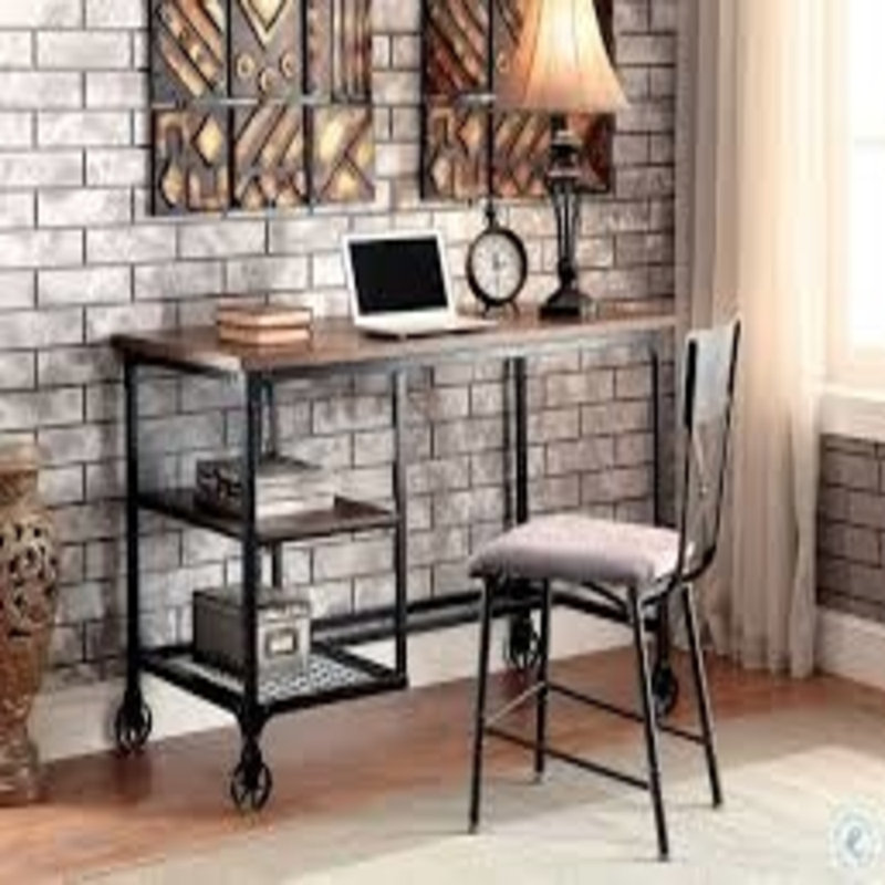 Clayburgh Solid Wood Base Writing Desk