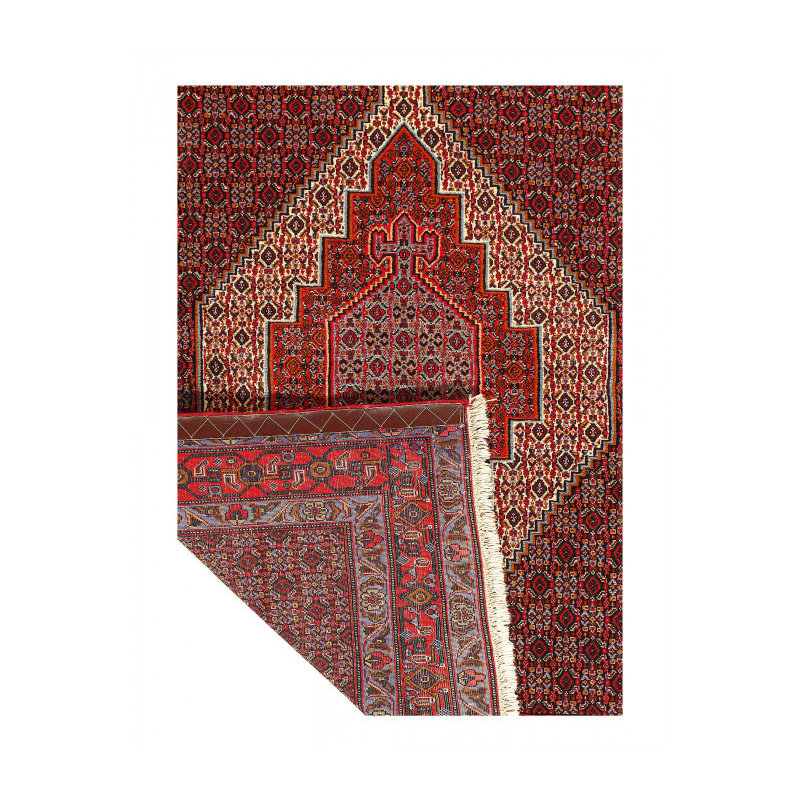 Hesther One-of-a-Kind Rectangle 4'1'' X 5'3'' Hand Knotted Area Rug