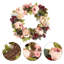 Pink peony wreath