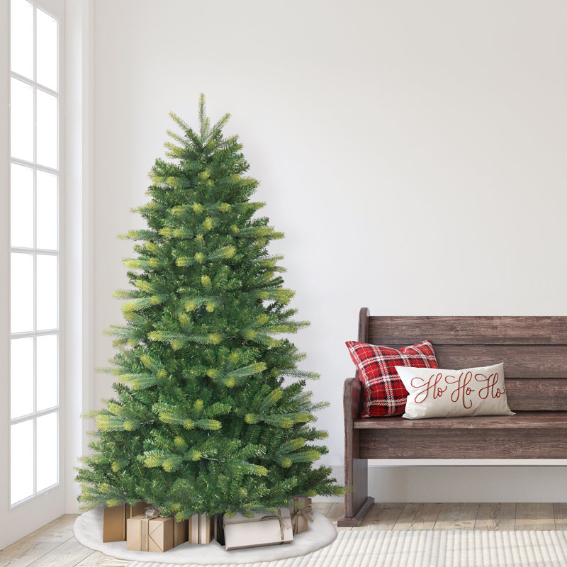 Artificial Spruce Christmas Tree, 5.91ft H x 4.17ft W