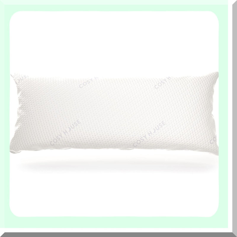 BambooLux Body Pillow - Supportive, Soft, Fluffy Luxury Pillow for Side & Back Sleepers - Quality Long Pillow - Rayon Derived