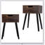 Table d'appoint en bois avec tiroir de rangement, table de chevet durable et élégante pour chambre à coucher et salon