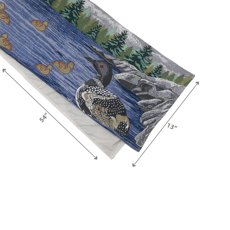Chemin de table tapisserie Loon 54 po