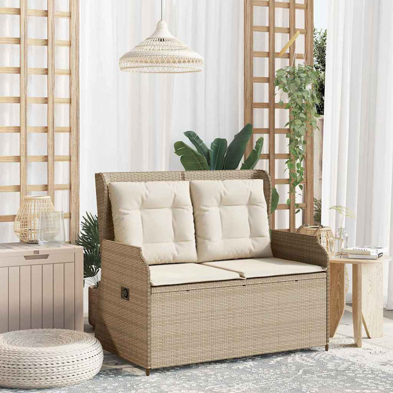 Garden Bench, Cream, Beige