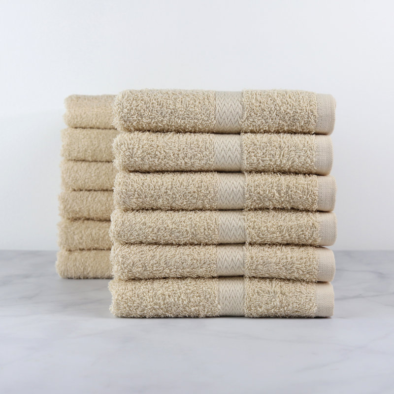 Crown Touch Midweight Hand Towel, Beige