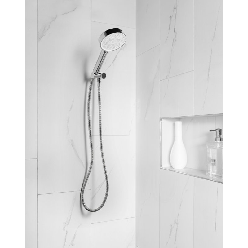 Shower Head and Hose Kit UYUCA 4-function, Silver