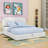 Upholstered Platform Bed with Hydraulic Storage-817290542-817290541