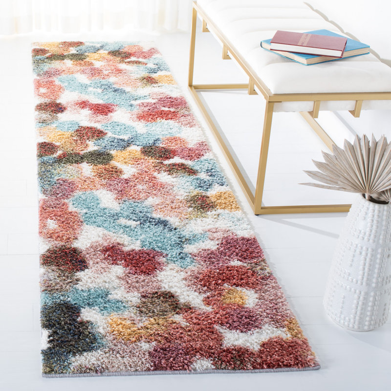Tapis abstrait Arati Performance, Tapis de couloir 2 pi 3 po x 9 pi