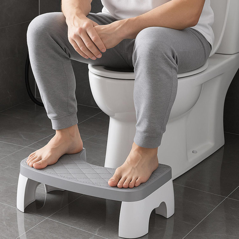 Utility Stool, Grey