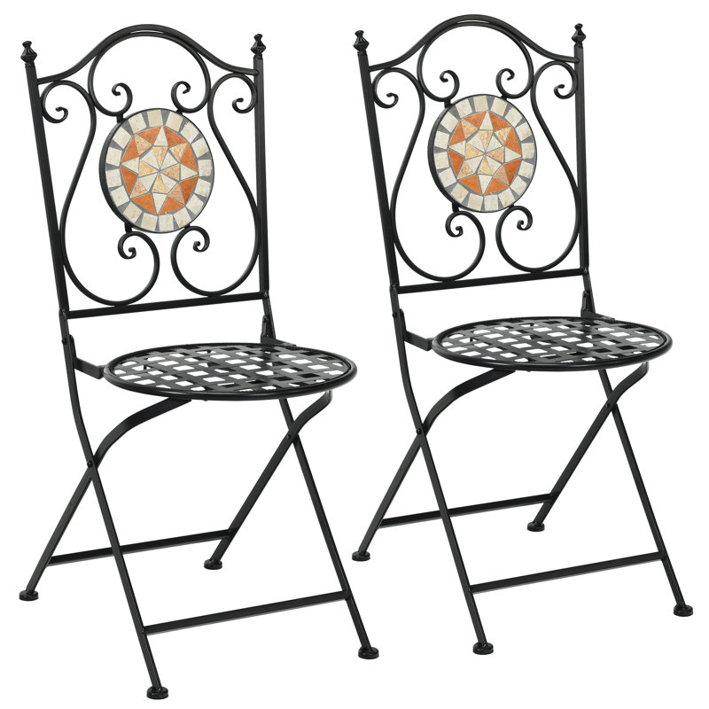 Najera Foldable Outdoor Patio Dining Side Chair