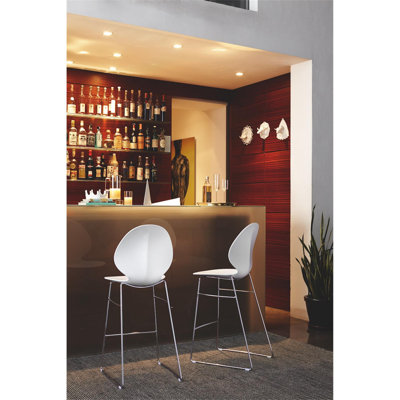 Basil Ergonomic Stool with Metal Base