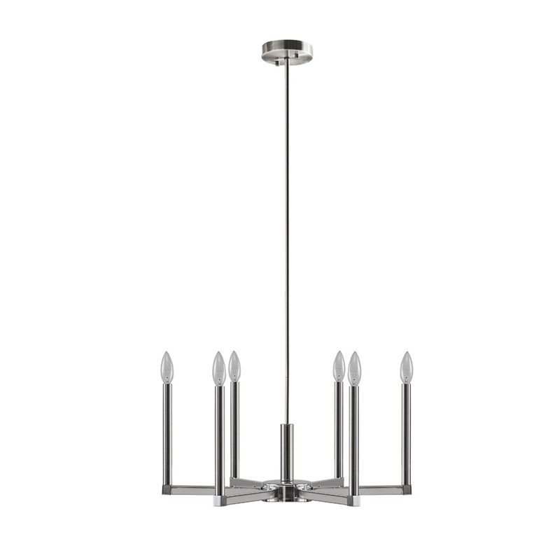 Lustre en fer à hauteur réglable pour une ambiance intérieure élégante