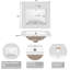 Meuble-lavabo moderne de 20 pouces avec lavabo en céramique, tiroirs et portes à fermeture douce et support de rangement intérieur à deux niveaux, blanc-1046038868-1046038869