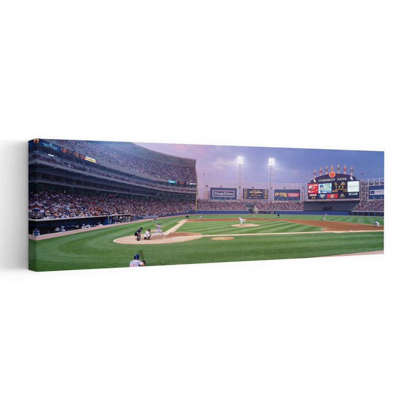 États-Unis, Illinois, Chicago, White Sox, baseball, architecture contemporaine, art mural, H 12 po x l 36 po